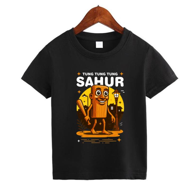 Italian Brainrot Meme Character T-Shirt for Kids