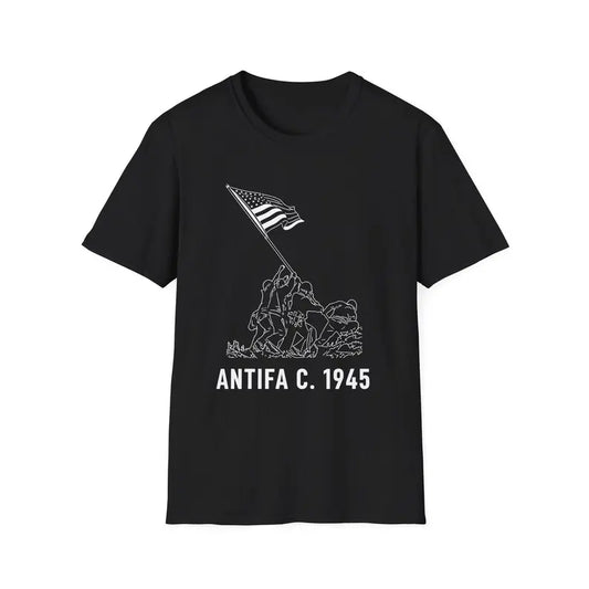 Antifa C. 1945 Patriotic Anti Fascist T-Shirt – Liberty Protest Resist Tee