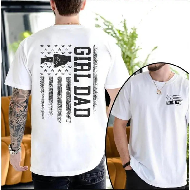 "Girl Dad" T-Shirt - Proud Dad of Girls & Father's Day Gift