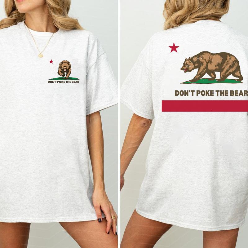 "DON'T POKE THE BEAR" 2-Sided T-Shirt - Protest Bear Unisex Tee