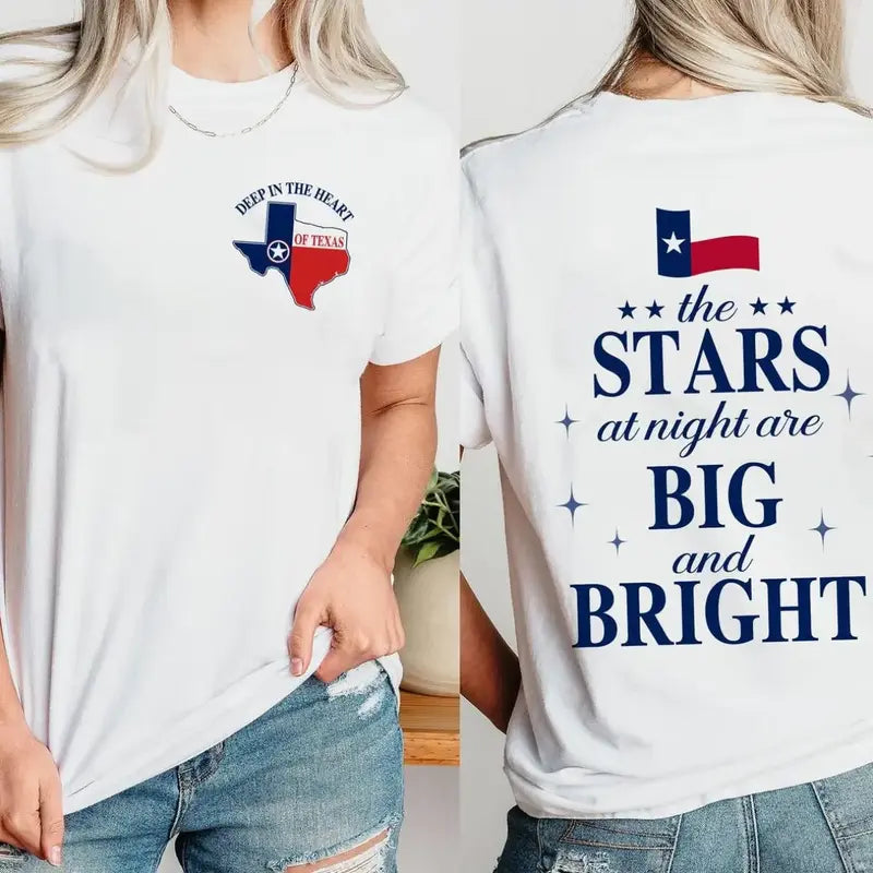 Texas Strong 2-Sided T-Shirt – Pray for Texas Tee, Hill Country Survivor Shirt, Unisex Lone Star Pride Top