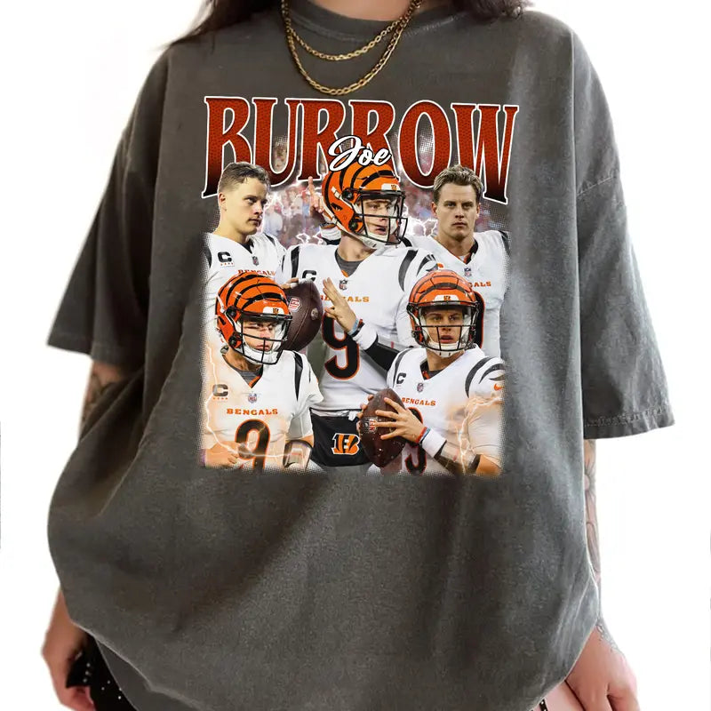 Vintage Style Football QB Graphic T-Shirt – Faded Game Day Fan Tee