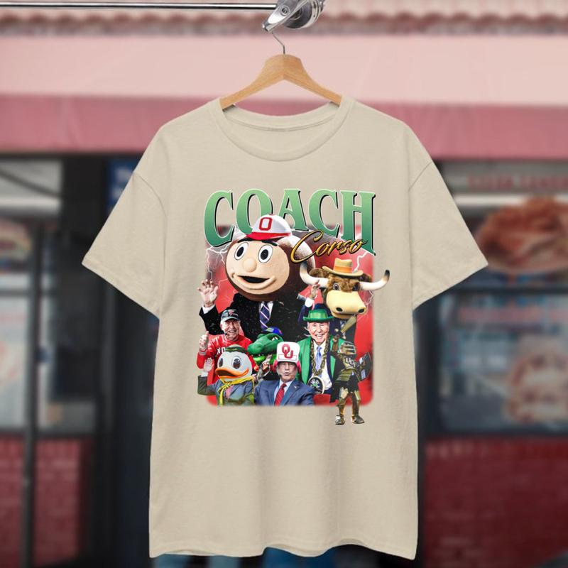 Coach Corso T-Shirt – Retro Sports Graphic Tee, Gift for Fans, Unisex Cotton Shirt