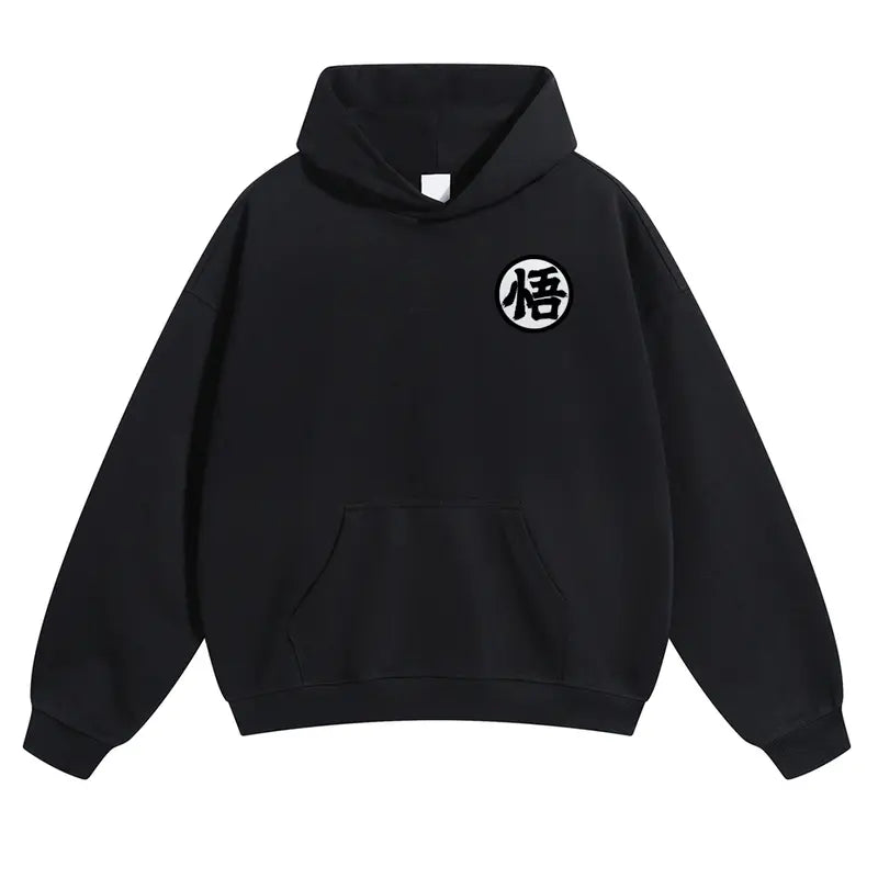 Dragon Ball DBZ Viral Anime Graphic Hoodie – Unisex 90s Retro Pullover