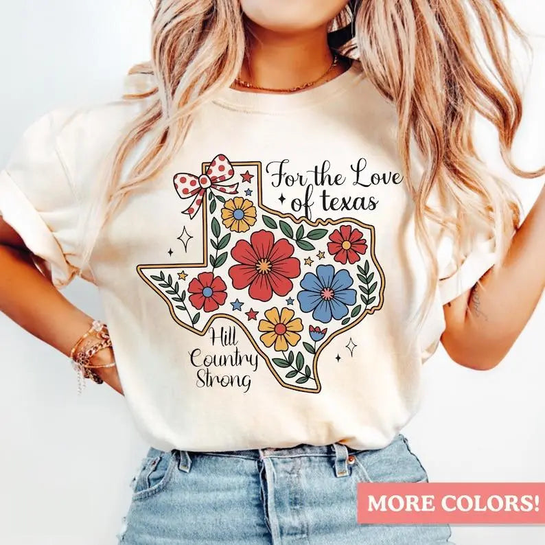 Hill Country Strong Shirt – 2025 Texas Flood Support Tee, Camp Mystic Relief, Unisex Comfort Fit