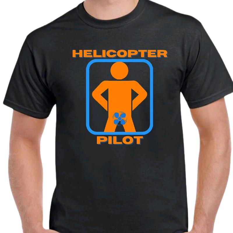 Helicopter Pilot T-Shirt – Funny Aviation Tee for Men, Great Gift for Pilots & Flight Enthusiasts