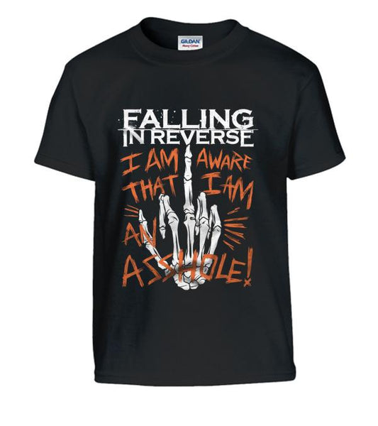 Ronnie Radke Falling In Reverse Band T-Shirt – Cotton Graphic Tee for Fans