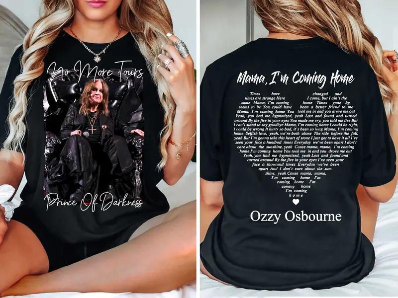 Ozzy Osbourne Mama I'm Coming Home T-Shirt – Tribute Rock Tee for Fans, RIP Legend Graphic Shirt