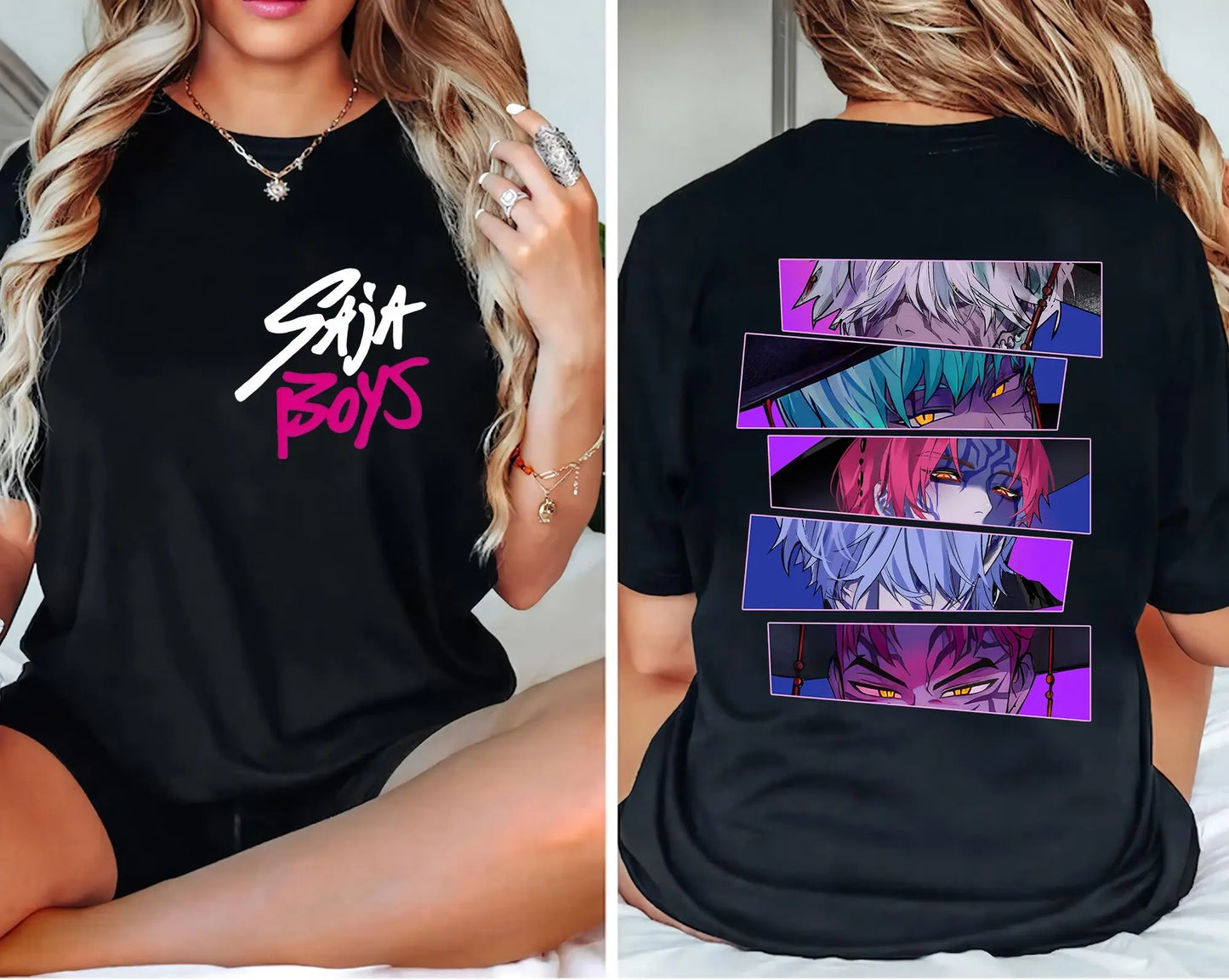 Boy Band "Girl Dinner" Kpop Tee – Hunter Movie Inspired Trending T-Shirt