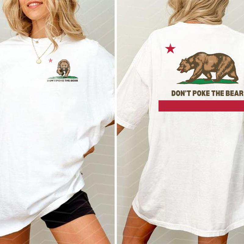 "DON'T POKE THE BEAR" 2-Sided T-Shirt - Protest Bear Unisex Tee