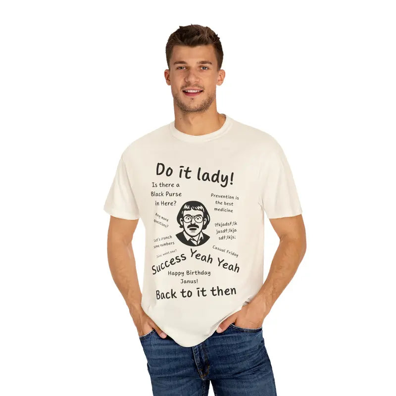 Do It Lady Chit T-Shirt – Funny Quote Tee Unisex Humor Shirt for Women & Men