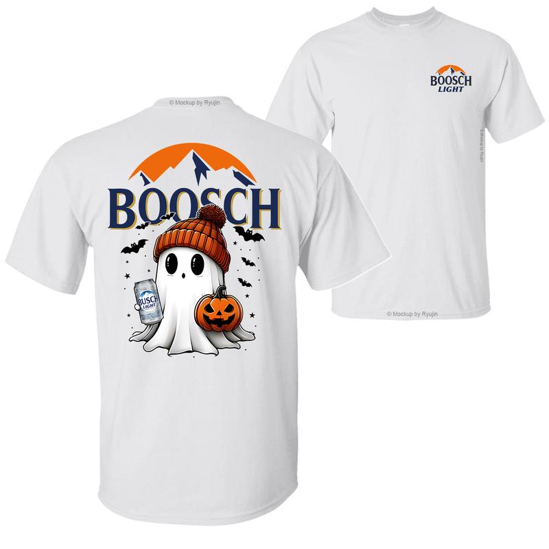 "Boosch Light" Halloween T-Shirt – Cute 2-Sided Graphic Tee