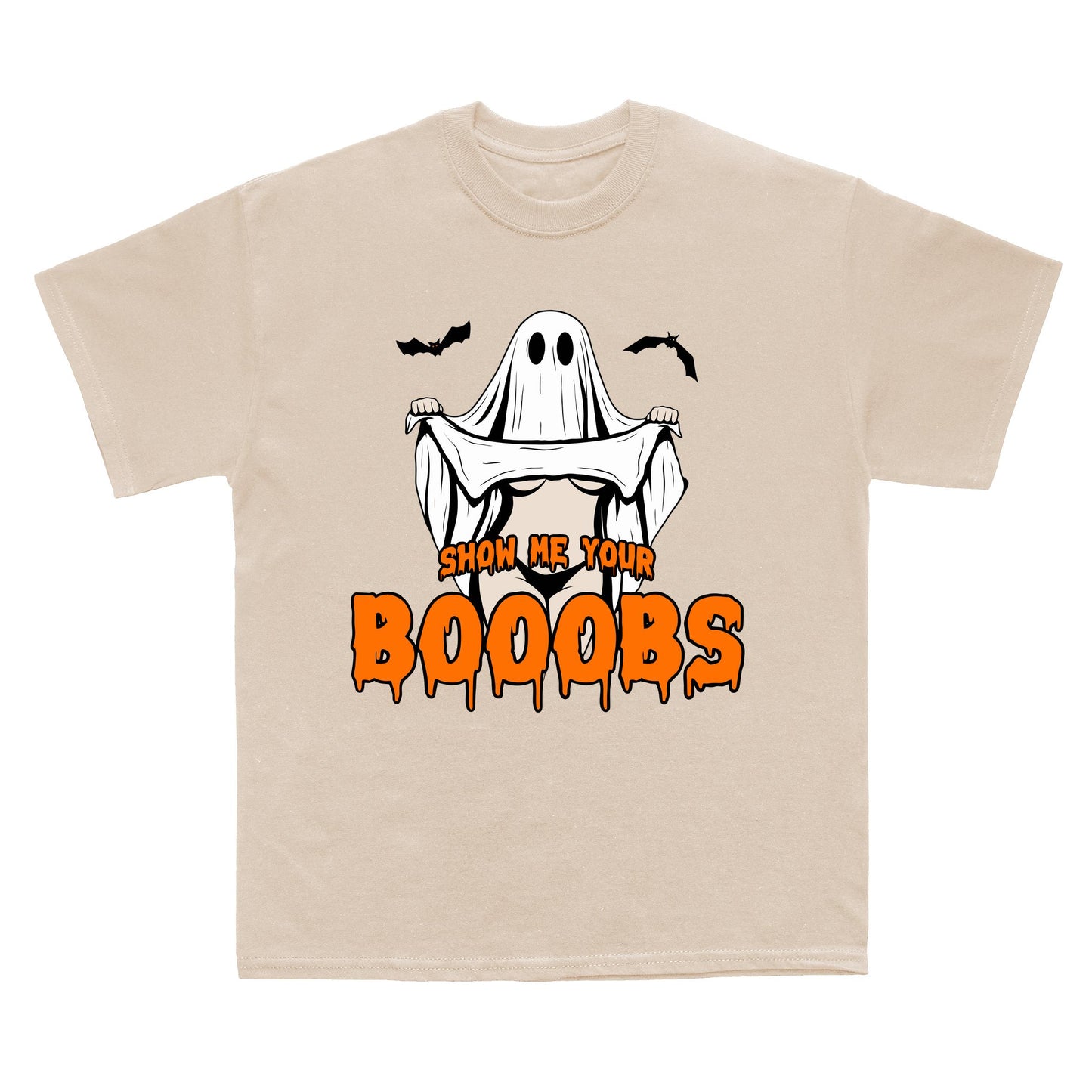 Funny Halloween Ghost T-Shirt – Trendy Spooky Season Tee for Men & Women, Soft Cotton Unisex Fit