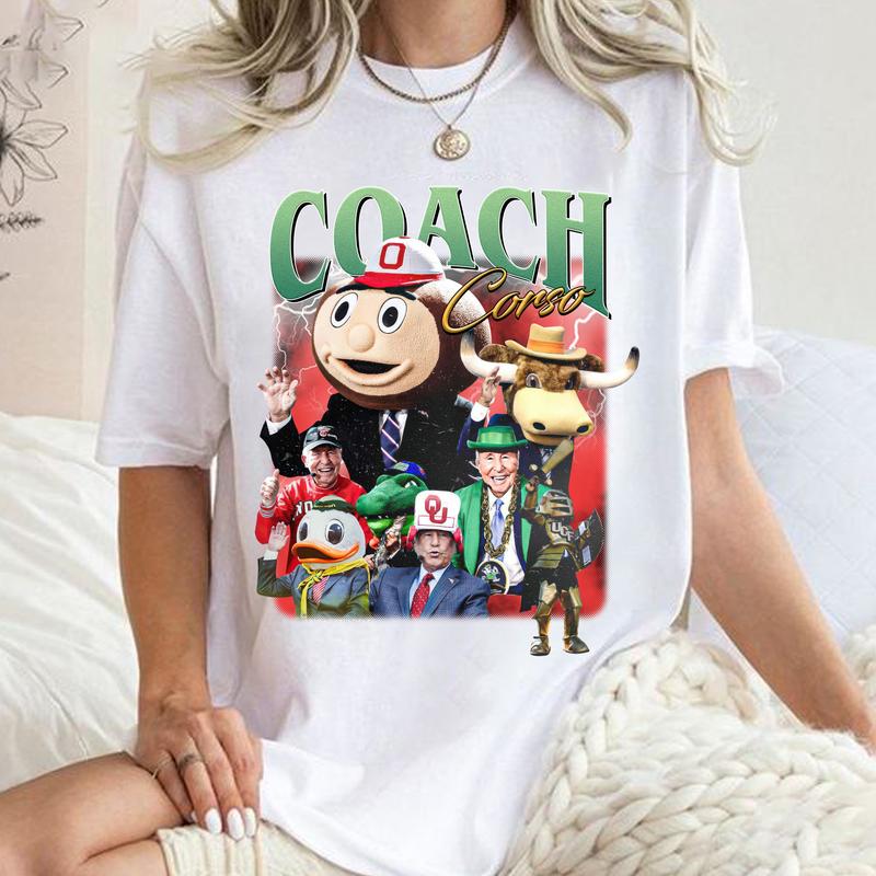 Coach Corso T-Shirt – Retro Sports Graphic Tee, Gift for Fans, Unisex Cotton Shirt