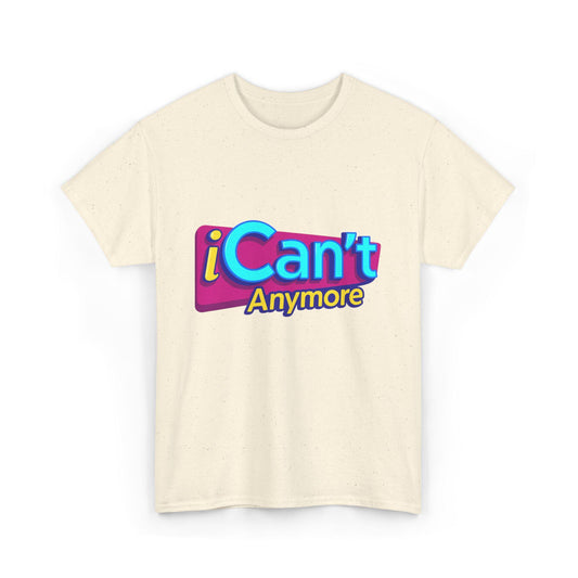 iCan't Anymore T-Shirt – iCarly Burnout Meme Tee, Y2K Aesthetic Gen Z Mental Health Humor - Dogmomhat