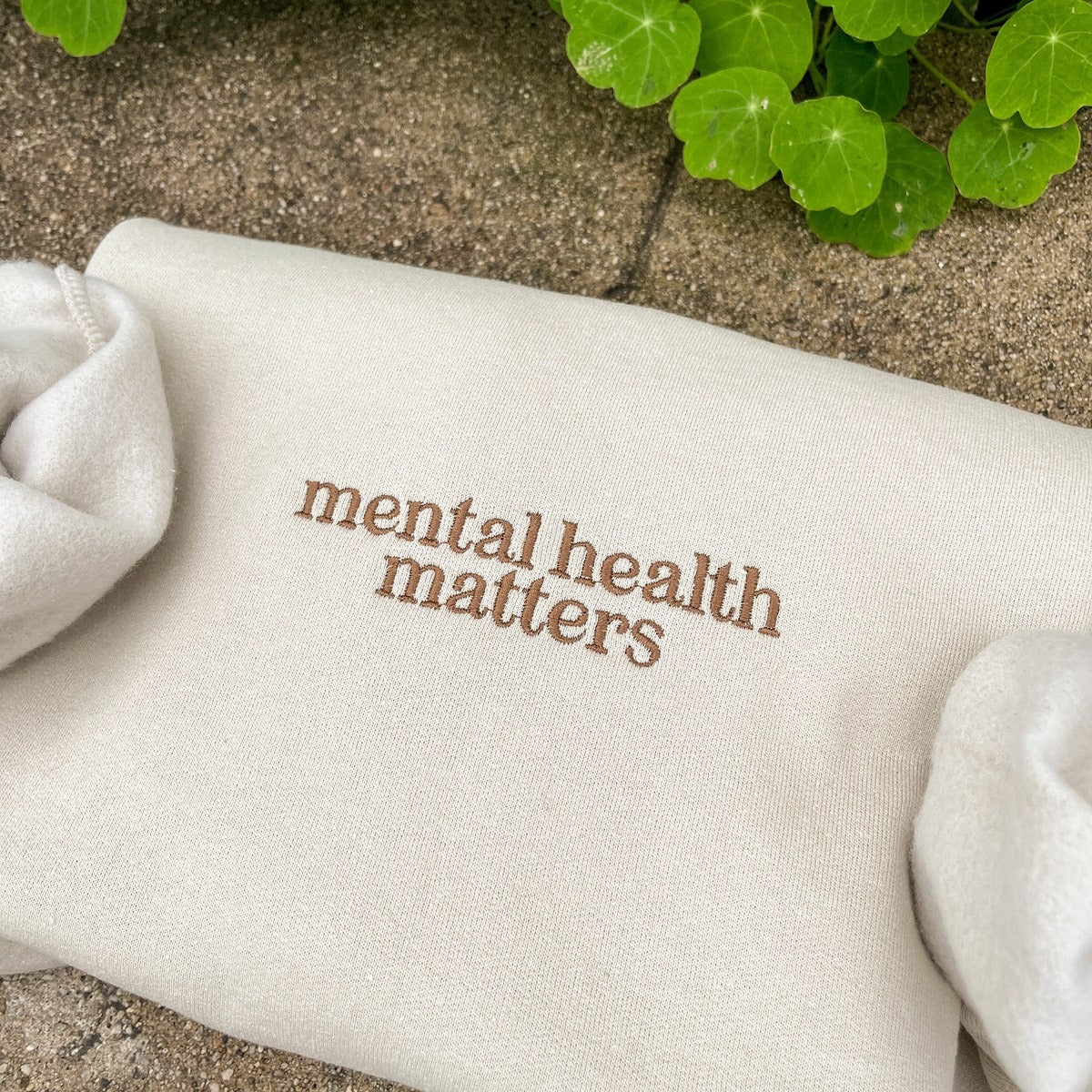 Mental Health Matters Embroidered Sweatshirt Hoodie, Mental Health Awareness, Anxiety Sweatshirt, Inspirational Sweatshirt