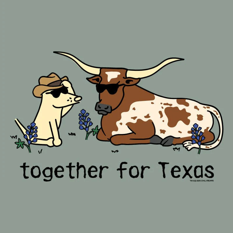 Together for Texas T-Shirt – Unisex Classic Cotton Tee, Lone Star Unity Graphic Shirt for Everyday Wear