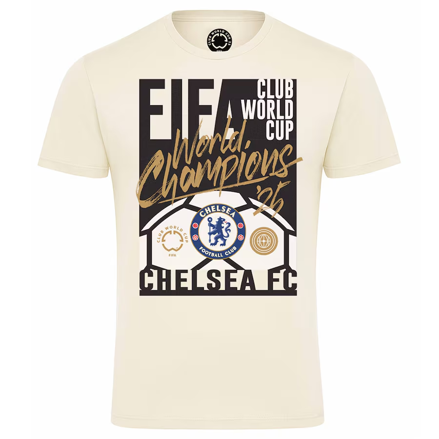 Chelsea 2025 Club Champions T-Shirt – Sportiqe Unisex Soccer Celebration Tee