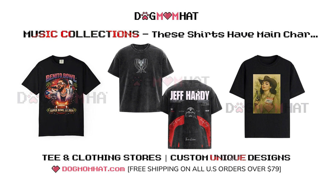 MUSIC COLLECTIONS – These Shirts Have Main Character Energy