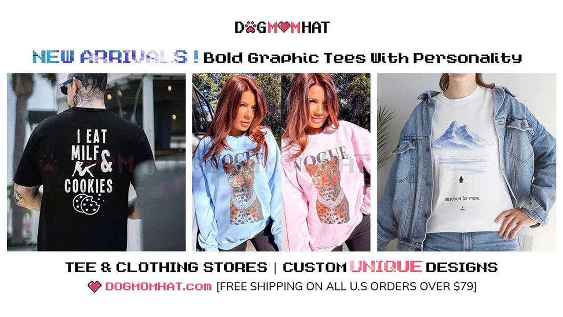 🔥 NEW ARRIVALS – Graphic Tees With Personality & Positive Vibes