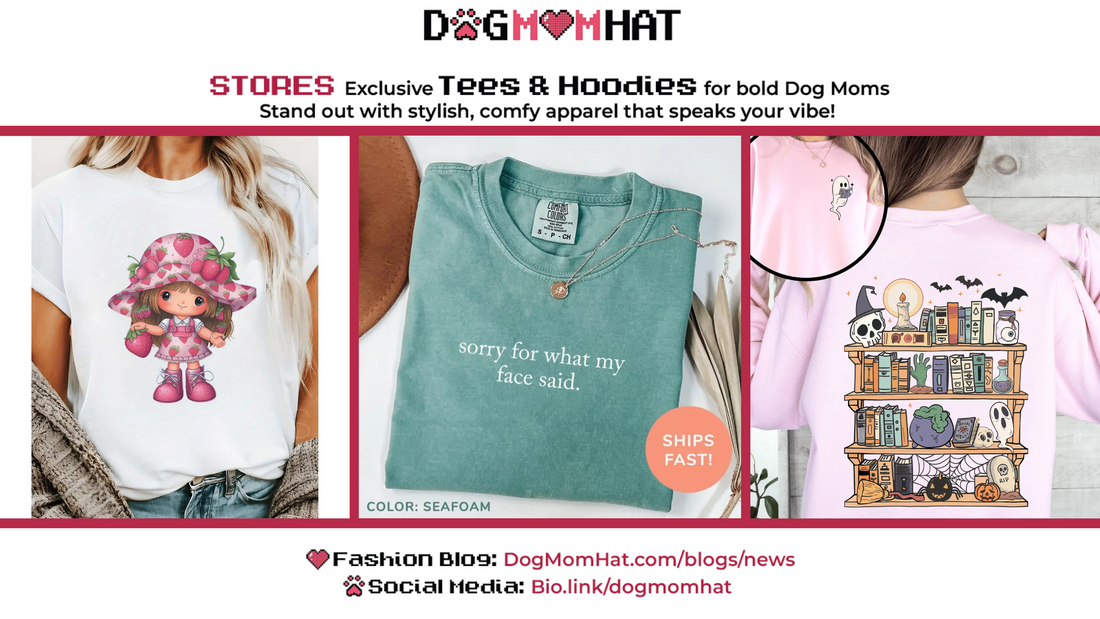 🆕 9 New Arrival Tees & Sweatshirts at DogMomHat You’ll Want Right Now 😤🔥