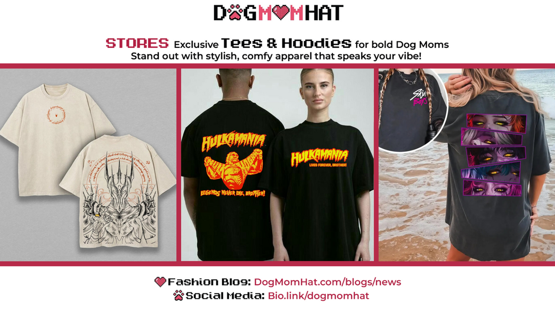 👕 7 Unique Graphic Tees from DogMomHat’s Daily Trend New Arrival Collection