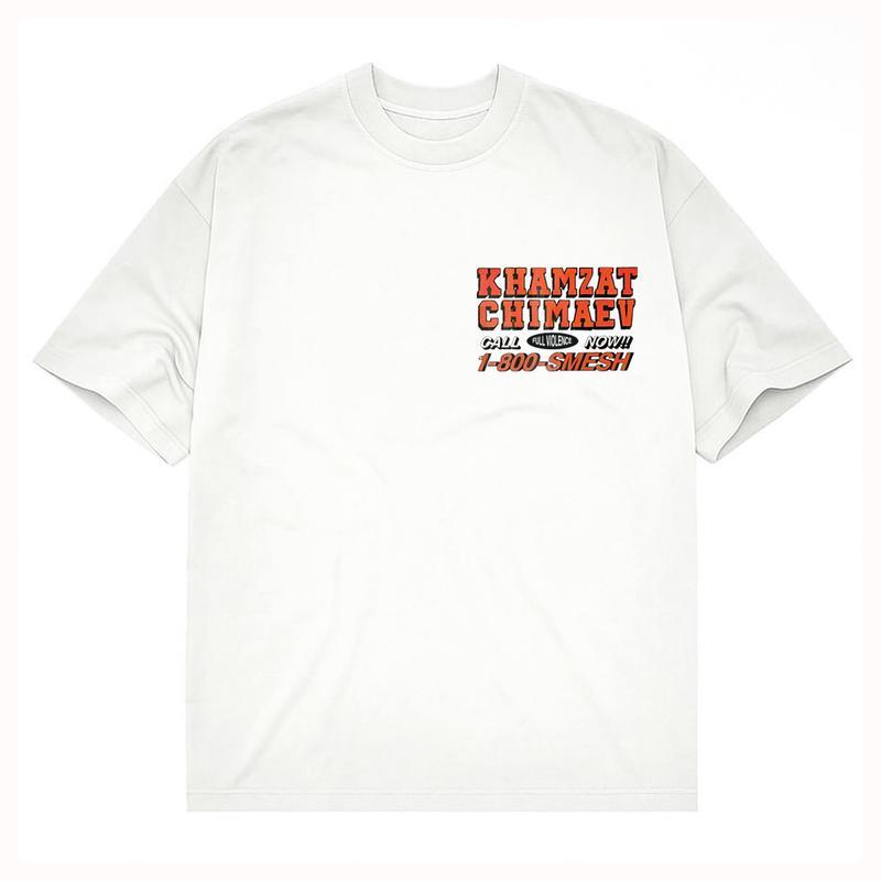 Khamzat "Smesh Everybody" T-Shirt - UFC "Borz" Graphic Tee