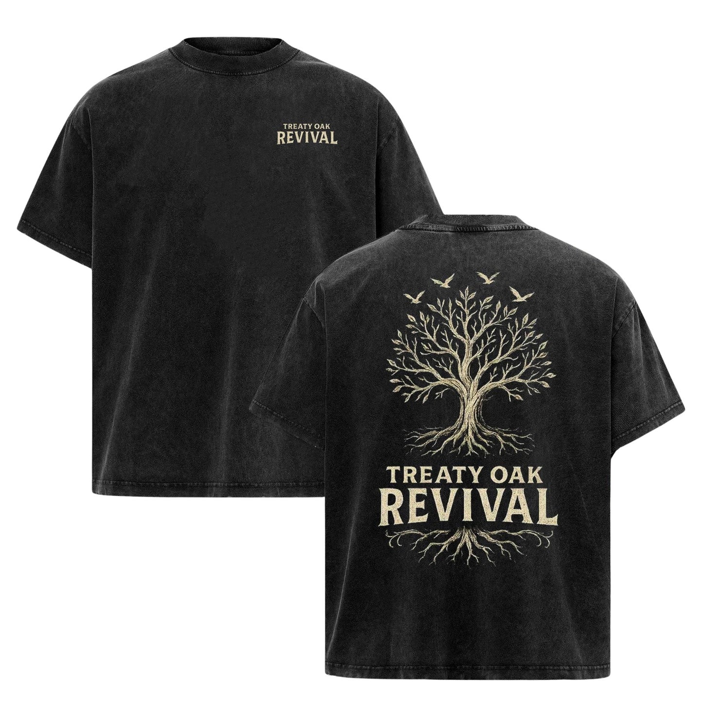 Treaty Oak Revival T-Shirt – Retro Rock Band Shirt, Vintage Music Graphic Tee, Unisex Cotton