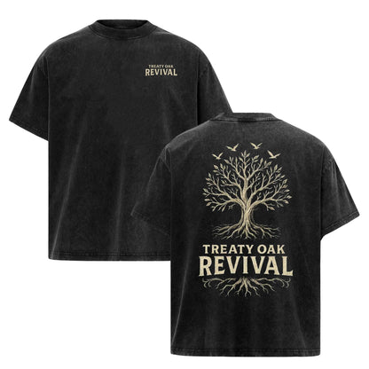 Treaty Oak Revival T-Shirt – Retro Rock Band Shirt, Vintage Music Graphic Tee, Unisex Cotton