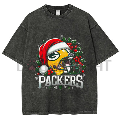 Fun Print Unisex Washed T-Shirt – Oversized Cotton Comfort Retro Streetwear