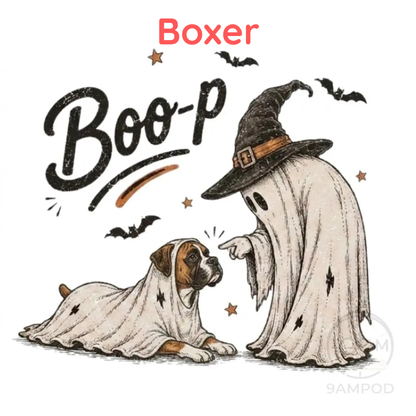 Funny Halloween Dog Mom Shirt - Boo-p Ghost Dog Comfort Colors® T-Shirt