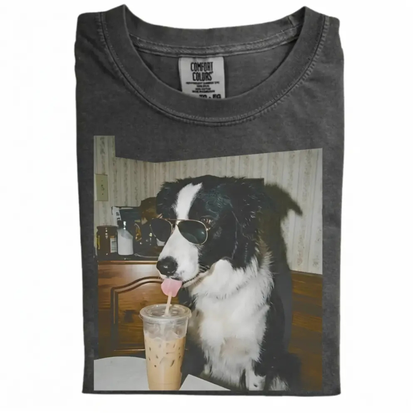 Vintage 90s "Dog Breeds Available" Iced Coffee T-Shirt