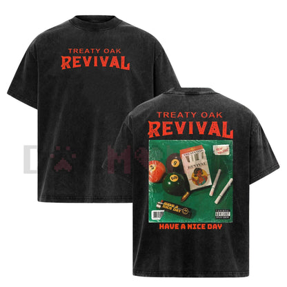 Treaty Oak Revival T-Shirt – Retro Rock Band Shirt, Vintage Music Graphic Tee, Unisex Cotton
