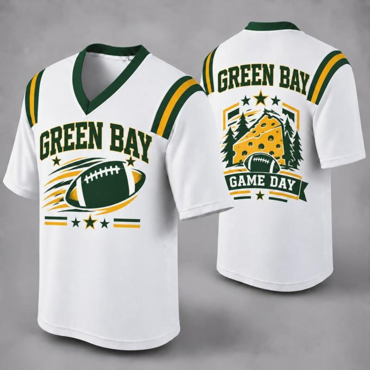 "32 City Football Fan Jersey Style" Athletic Graphic T-Shirt