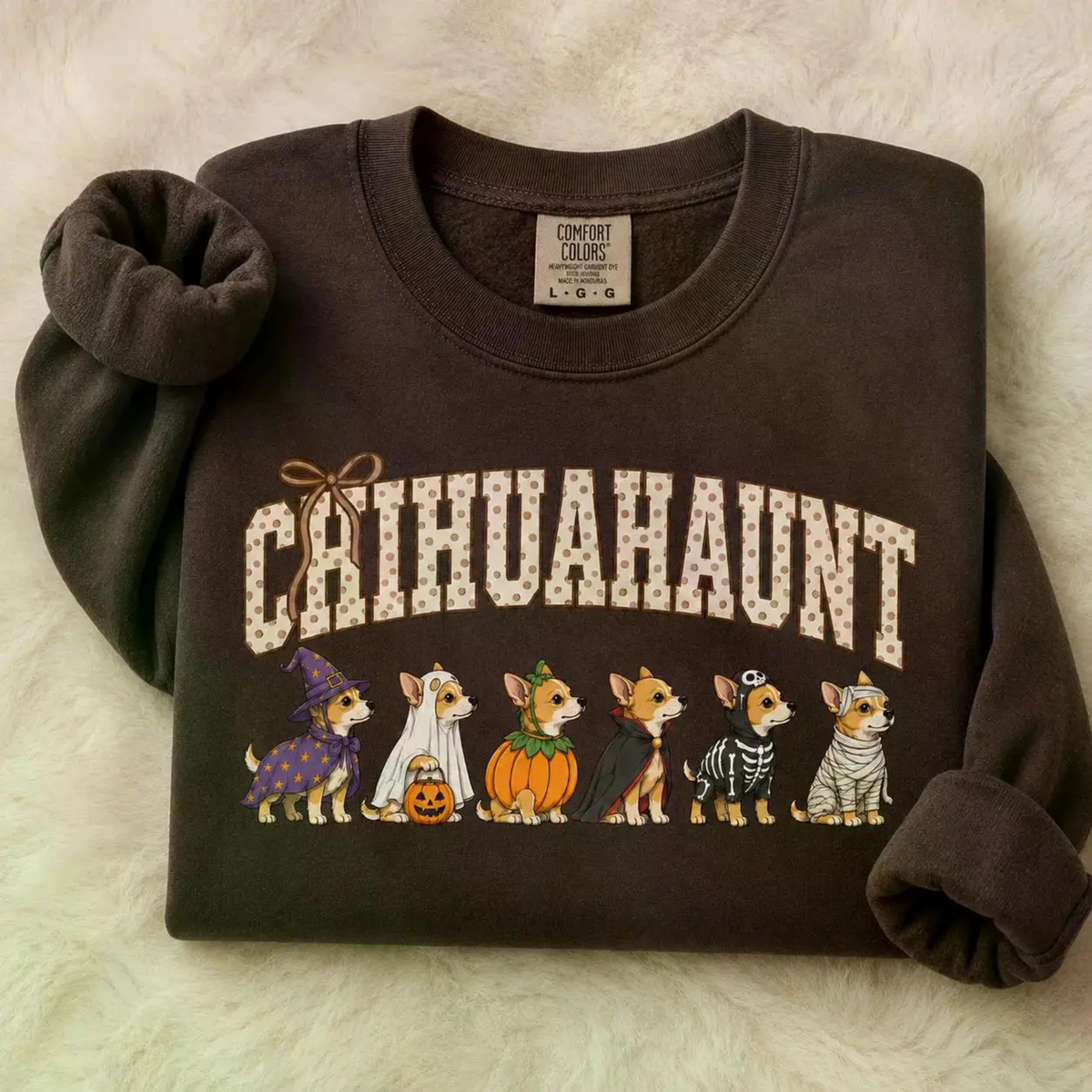 Halloween Dog Breeds Sweatshirt – Cozy Autumn Dog Mom Spooky Season Crewneck