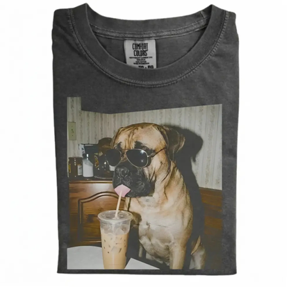 Vintage 90s "Dog Breeds Available" Iced Coffee T-Shirt