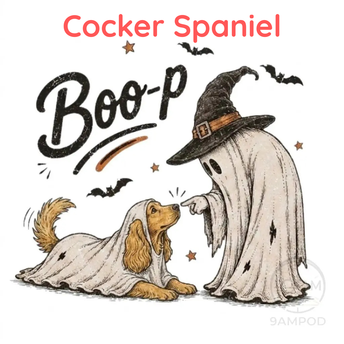Funny Halloween Dog Mom Shirt - Boo-p Ghost Dog Comfort Colors® T-Shirt