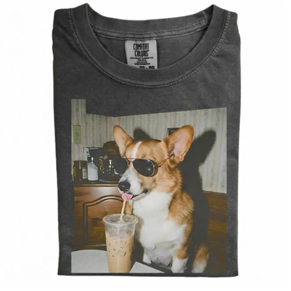 Vintage 90s "Dog Breeds Available" Iced Coffee T-Shirt