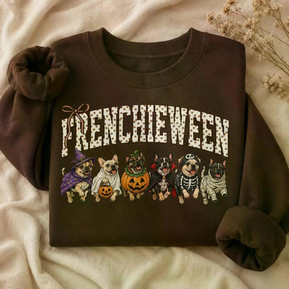 Halloween Dog Breeds Sweatshirt – Cozy Autumn Dog Mom Spooky Season Crewneck