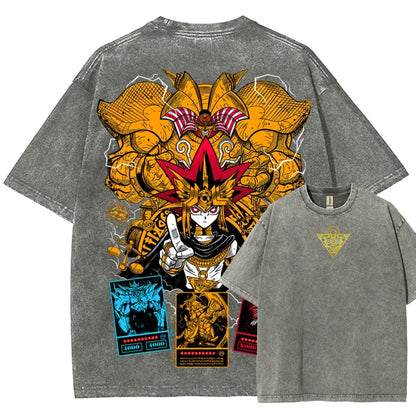 Yu-Gi-Oh! Washed T-Shirt - Unisex Fit Anime & Manga Graphic Tee