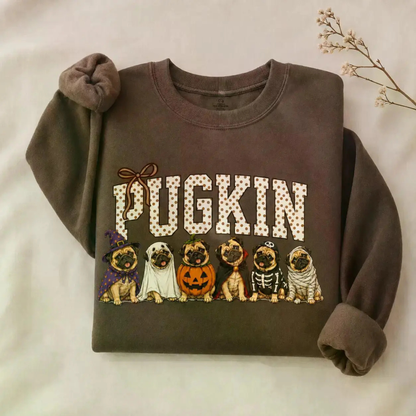 Halloween Dog Breeds Sweatshirt – Cozy Autumn Dog Mom Spooky Season Crewneck