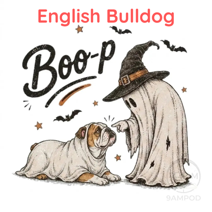 Funny Halloween Dog Mom Shirt - Boo-p Ghost Dog Comfort Colors® T-Shirt