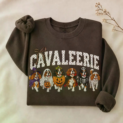 Halloween Dog Breeds Sweatshirt – Cozy Autumn Dog Mom Spooky Season Crewneck