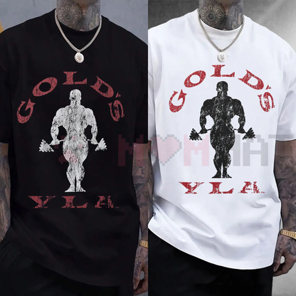 Vintage Gold’s Gym Distressed T-Shirt