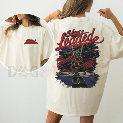 "Stay Loaded" / "Chasin' Tail" Shirt – Funny Trucker T-Shirt, Trucking Lifestyle Mens Humor Tee