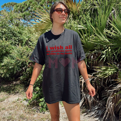 "I Wish All My Problems Were As Little As My Boobs" Shirt – Funny Body Positive Meme Apparel