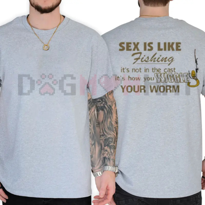 Think Like A Fish Graphic Tee - Funny Weekend Fishing Shirt