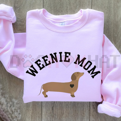 Dachshund Sweatshirt – Retro Weenie Mom Crewneck