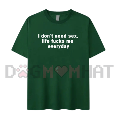 "Everything Is Fine" Sarcastic Graphic Tee – Vintage Adult Humor T-Shirt