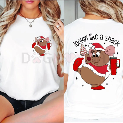 "Looking Like A Snack" Trendy Christmas T-Shirt